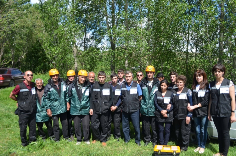 Simulation Exercise for 5 Community Volunteer Teams of Shirak