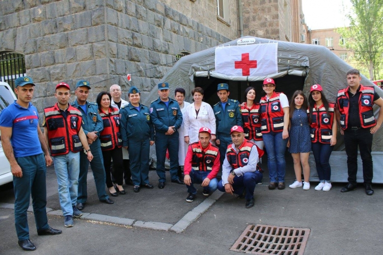 ARCS First Aid team participated in the simulation exercises