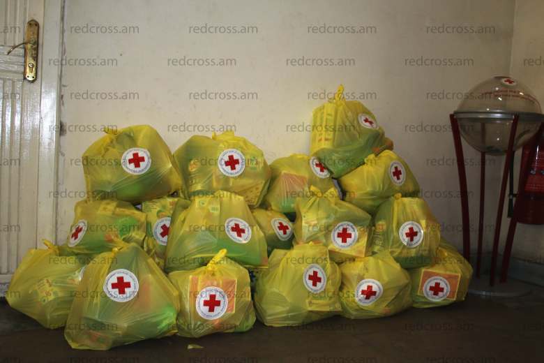 Armenian Red Cross Society distributed humanitarian aid to the affected people in Armavir fire 