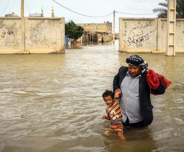 Humanitarian Aid for people affected by flood in Iran