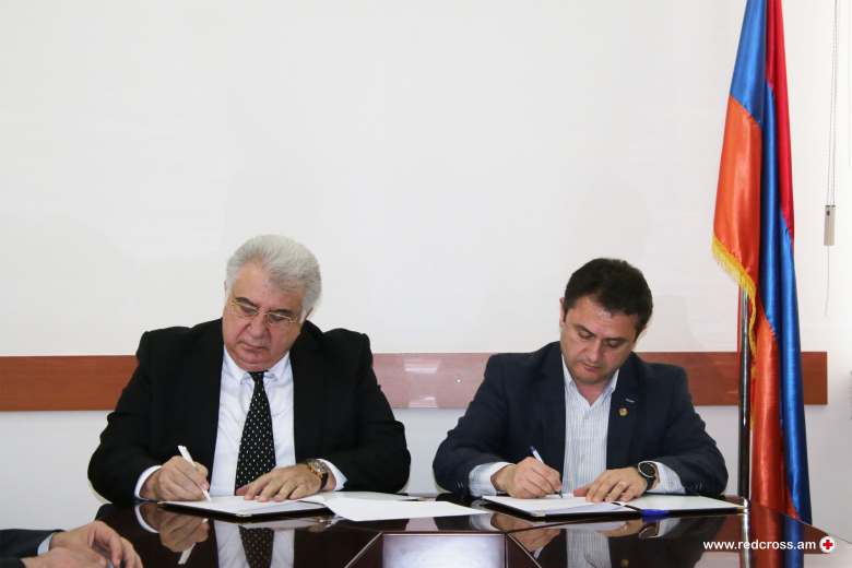 Memorandum of Understanding between the Tavush Regional Administration and Armenian Red Cross Society 