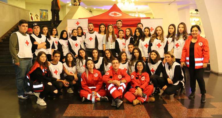 The volunteers of the Armenian Red Cross Society were on duty throughout the Silk Note Festivale