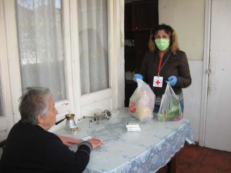 In the days of the Covid-19 pandemic, Home care service of the Armenian Red Cross Society is operating in the same mode