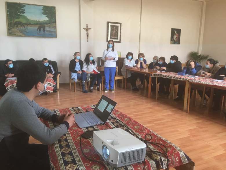 Gyumri 24-hour care center staff and volunteers acquired disaster management skills