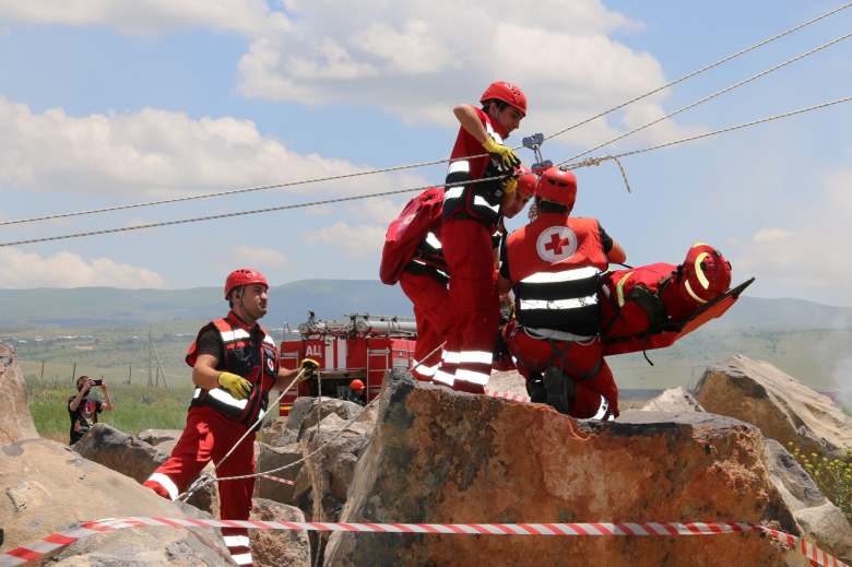  First Aid and Disaster Response teams participate in MES Training