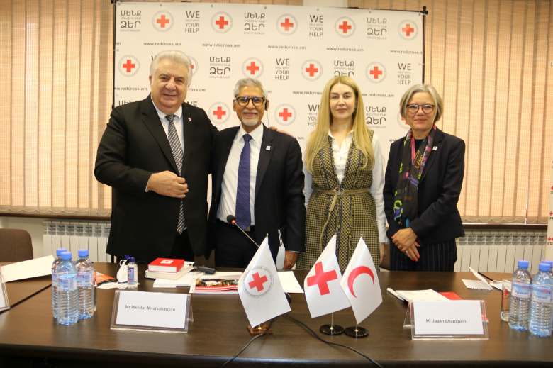 IFRC Secretary General Jagan Chapagain visited Armenia 