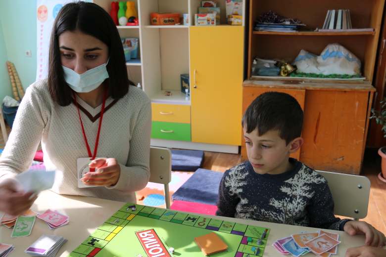 Smiley clubs provide safe and playful learning environment for displaced children 