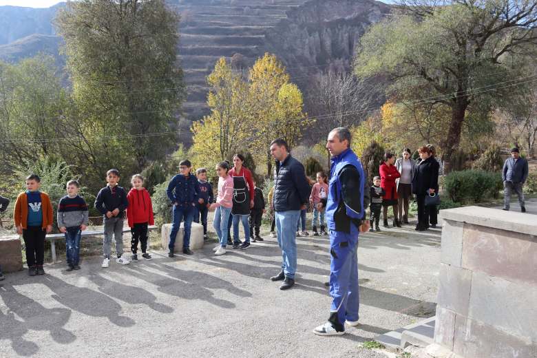 Evacuation exercise in Syunik