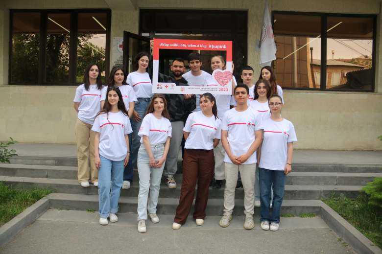 ARCS volunteers held awareness events in the central streets of Yerevan on the occasion of May 8