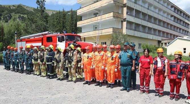 Demonstrative special tactical exercise in Vayots Dzor