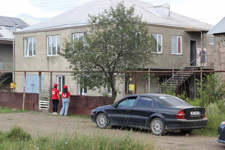 The Armenian Red Cross Society provided cash support to the people most affected by hail in Tavush and Lori regions