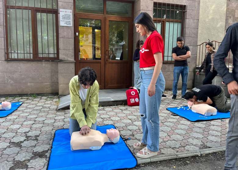 Օpen classes were held in Shirak, Tavush, Lori, Vayots Dzor, Syunik regions on World First Aid Day