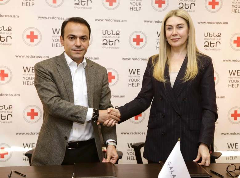 Հայկական Կարմիր խաչի ընկերությունը և «Գալաքսի» ընկերությունների խումբը համատեղ կաջակցեն տեղահանված անձանց