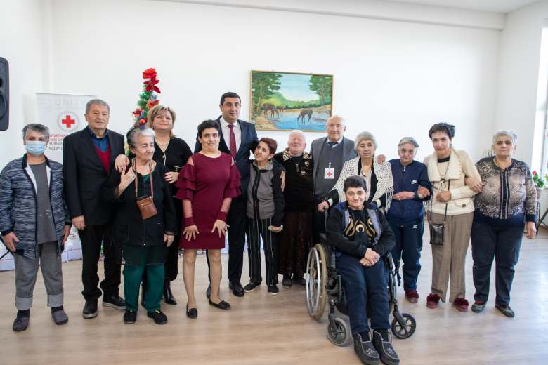 New Year was celebrated in Gyumri 24-hours Care Center