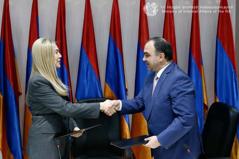 The Ministry of Internal Affairs and the ARCS signed a memorandum of understanding